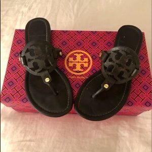 Tory Burch Coconut Brown Miller Sandals 6.5